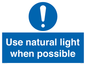 MV10470: Use natural light when possible