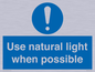 MV10470: Use natural light when possible