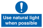 MV10470: Use natural light when possible
