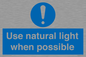 MV10470: Use natural light when possible
