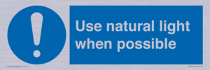 MV10470: Use natural light when possible
