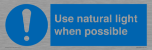 MV10470: Use natural light when possible