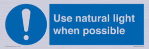 MV10470: Use natural light when possible