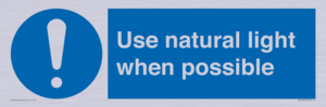 MV10470: Use natural light when possible