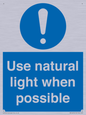 MV10470: Use natural light when possible