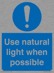MV10470: Use natural light when possible