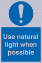 MV10470: Use natural light when possible