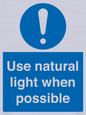 MV10470: Use natural light when possible