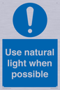 MV10470: Use natural light when possible