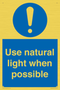 MV10470: Use natural light when possible
