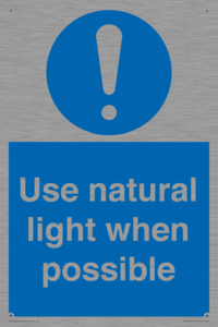 MV10470: Use natural light when possible