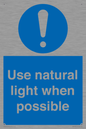 MV10470: Use natural light when possible