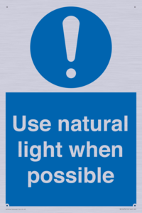 MV10470: Use natural light when possible
