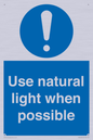 MV10470: Use natural light when possible