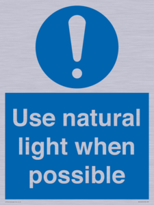 MV10470: Use natural light when possible