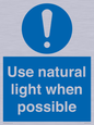 MV10470: Use natural light when possible