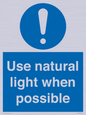 MV10470: Use natural light when possible