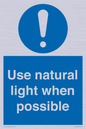MV10470: Use natural light when possible