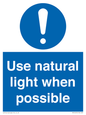 MV10470: Use natural light when possible