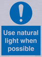 MV10470: Use natural light when possible
