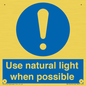 MV10470: Use natural light when possible