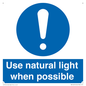 MV10470: Use natural light when possible