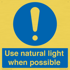 MV10470: Use natural light when possible