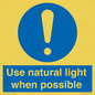 MV10470: Use natural light when possible