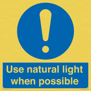 MV10470: Use natural light when possible
