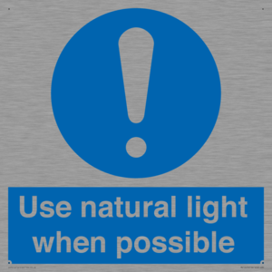 MV10470: Use natural light when possible