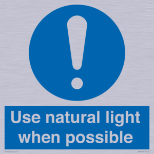 MV10470: Use natural light when possible