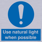 MV10470: Use natural light when possible