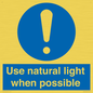 MV10470: Use natural light when possible