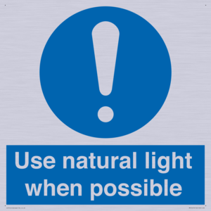MV10470: Use natural light when possible