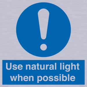 MV10470: Use natural light when possible