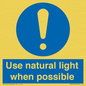 MV10470: Use natural light when possible