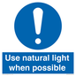 MV10470: Use natural light when possible
