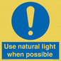 MV10470: Use natural light when possible
