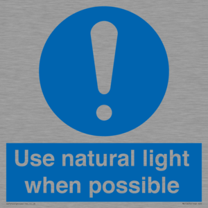 MV10470: Use natural light when possible
