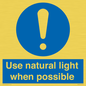 MV10470: Use natural light when possible