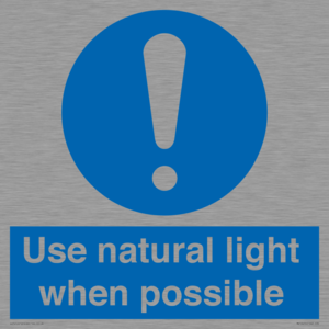MV10470: Use natural light when possible
