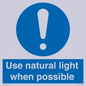 MV10470: Use natural light when possible