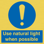MV10470: Use natural light when possible