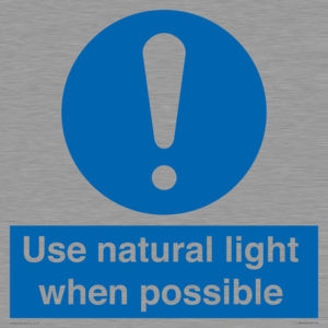 MV10470: Use natural light when possible