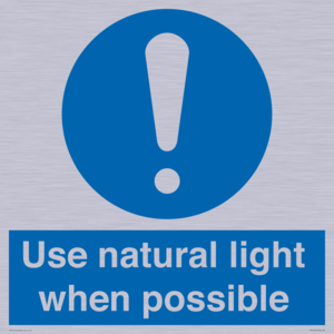 MV10470: Use natural light when possible