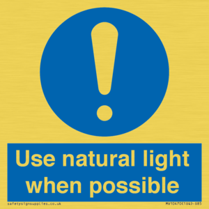 MV10470: Use natural light when possible