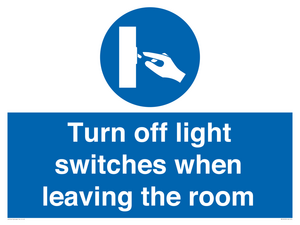 MV10476: Turn off light switches when leaving the room