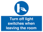 MV10476: Turn off light switches when leaving the room