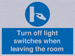 MV10476: Turn off light switches when leaving the room