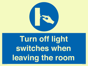 MV10476: Turn off light switches when leaving the room